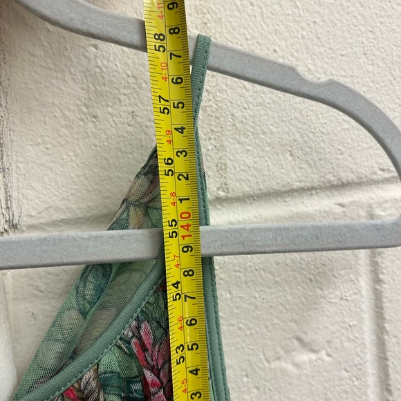 Woman’s Candalite woman’s green flowered sleeveless dress 2x - Picture 6 of 11